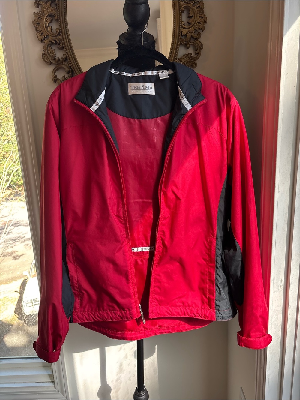 TEHAMA Women’s Red and Black Utility Jacket